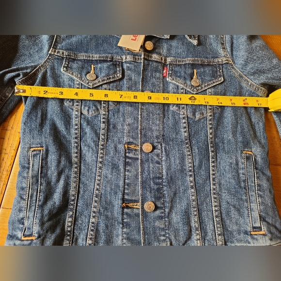 NWT LEVI'S 90's Jeans Jaquet Original  size Small - Picture 10 of 12